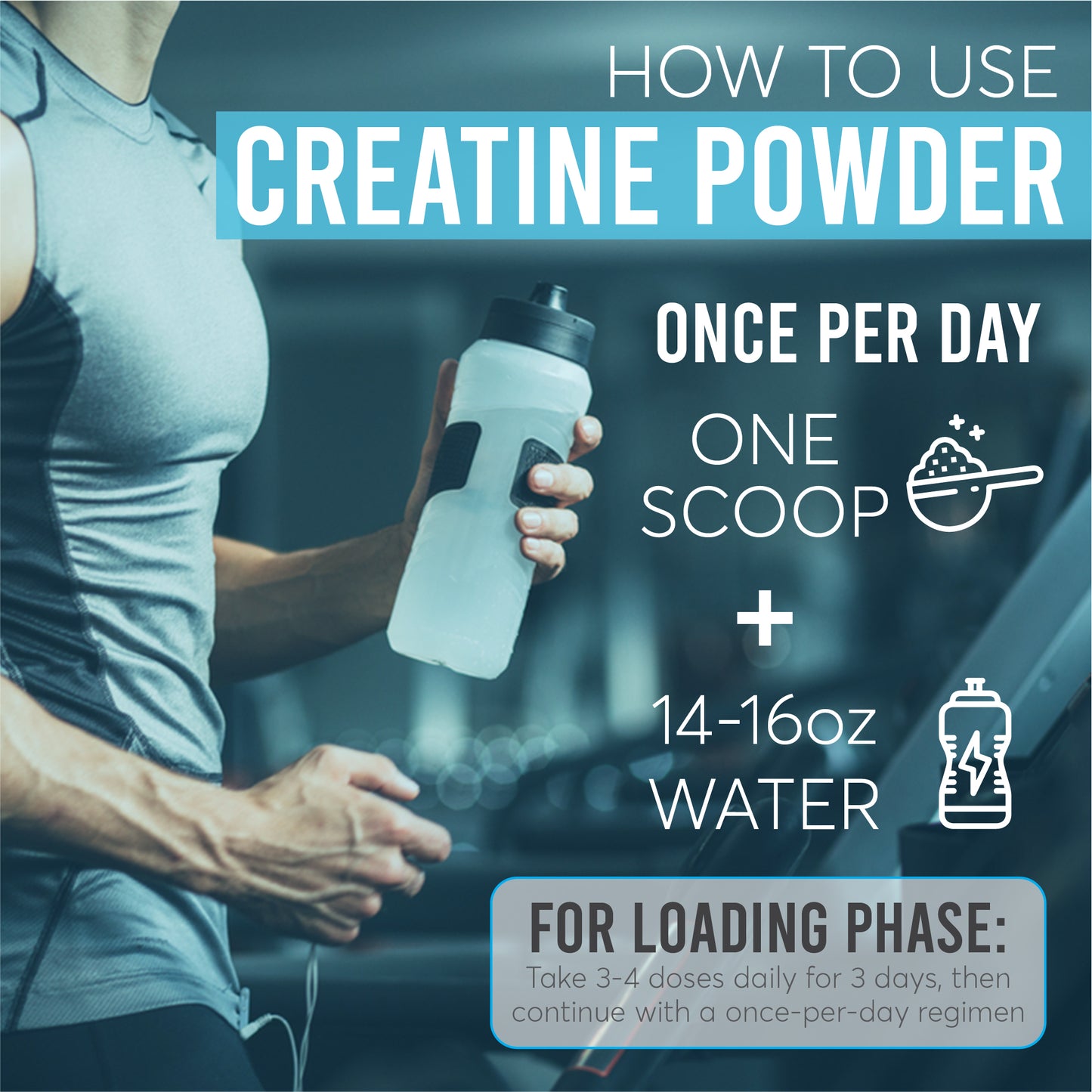Creatine Monohydrate Powder (90 Servings)